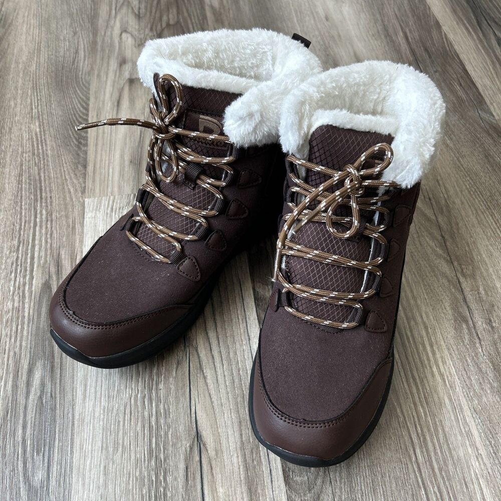 NWOB Dannto Women’s Brown Faux Fur Lined Waterproof Snow Boots Size 7.5 Outdoor